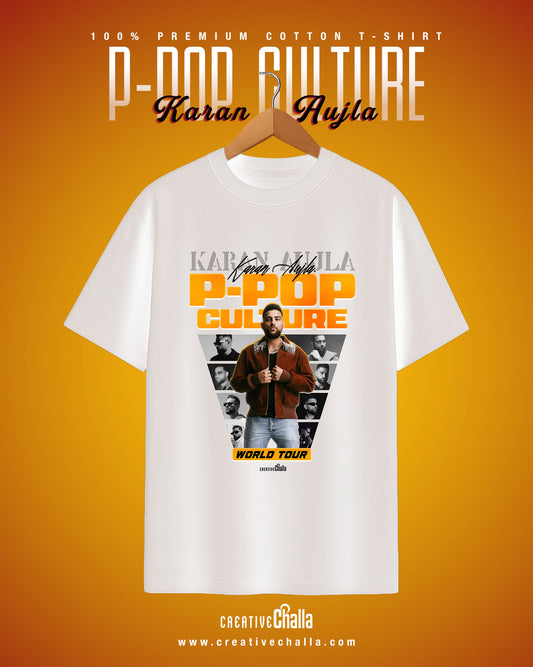 Karan Aujla - P-POP Culture World Tour Oversized T-shirt